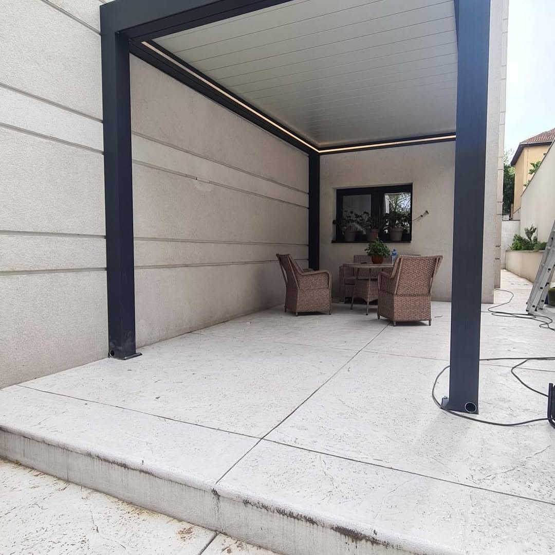 Bioclimatic Pergola uygulaması — SKY Grup